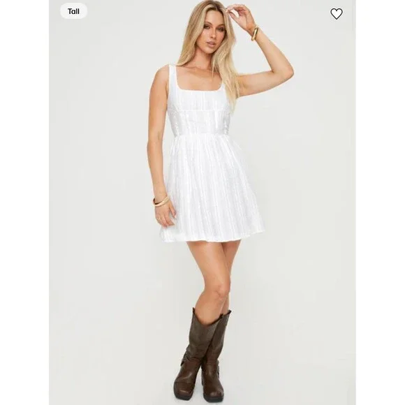 chinese dress ladies Lorinda Mini Dress Curve | White | Womens
